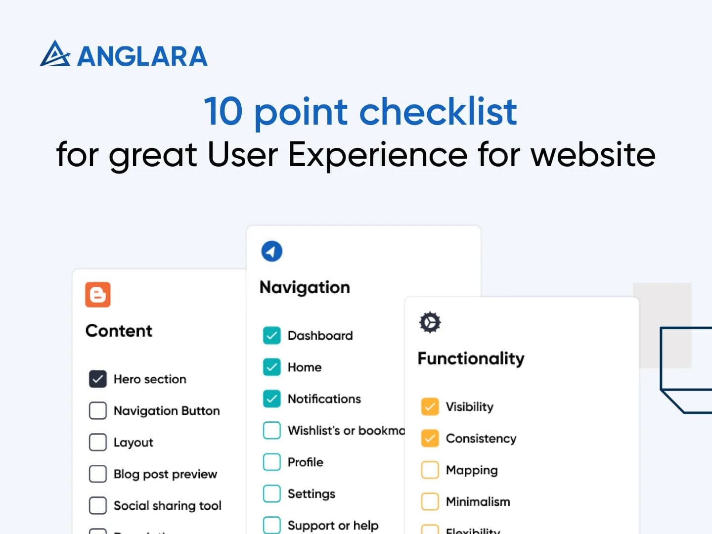 10 Point Checklist For Great User Experience For Websites